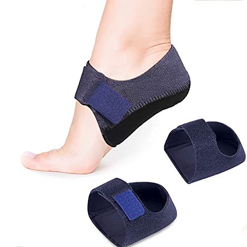 Protector de Talón, 1 par Protectores de Gel para el Talón para Fascitis Plantar, Tendinitis de Aquiles, Espolón óseo, dolor de pies, Aliviar el dolor de Talón