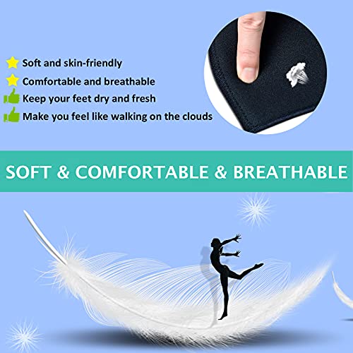 Protector de Talon, 2 Pares Talon Gel, Calcetin Talonera con Almohadilla de Gel Suave, Protector Talones Silicona, Talonera Silicona, Para Fascitis Plantar, Espolones Tacón, Alivia el Dolor de Talón.