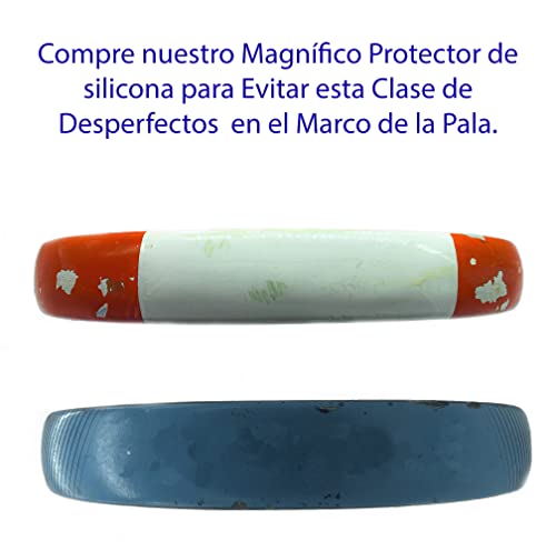 Protector Negro para Pala de Pádel Rugoso - Cinta Protectora para Pala de Pádel Multigranulada – Protector para Pala de Pádel de Silicona Negra. Color Negro