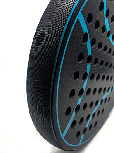 Protector Negro para Pala de Pádel Rugoso - Cinta Protectora para Pala de Pádel Multigranulada – Protector para Pala de Pádel de Silicona Negra. Color Negro