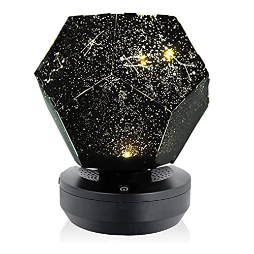 Proyector LED de cielo estrellado Planetario para el hogar Proyector de luz de estrellas 3D Proyector recargable USB Luz de noche Constelación Galaxy Lámpara 3D para habitación de niños Regalos