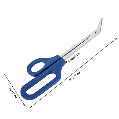 Pssopp Tijeras para uñas de los pies de Mango Largo Mango de fácil Alcance Diseño único Tijera ergonómica para cutículas Uña encarnada para Personas Mayores