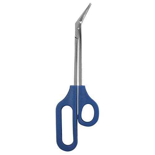 Pssopp Tijeras para uñas de los pies de Mango Largo Mango de fácil Alcance Diseño único Tijera ergonómica para cutículas Uña encarnada para Personas Mayores