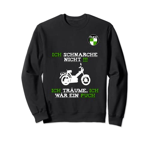 Puch Maxi diseño con texto en alemán para fans de motocicletas, scooters, ciclomotores Sudadera