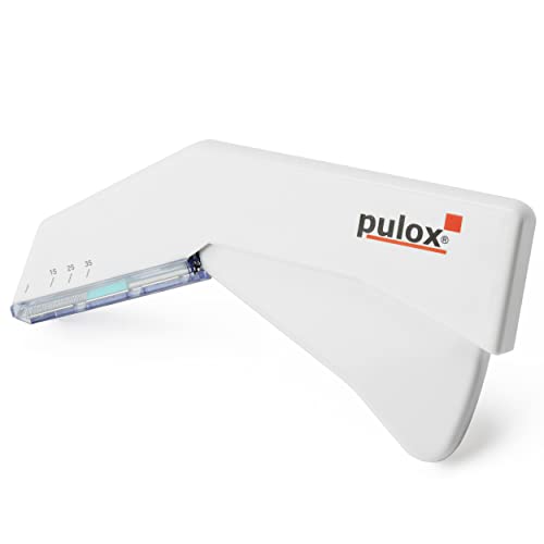 Pulox Grapadora de Piel estéril desechable + Removedor (Set) instrumento desechable con grapadora de 35 soportes de piel y removedor de grapas