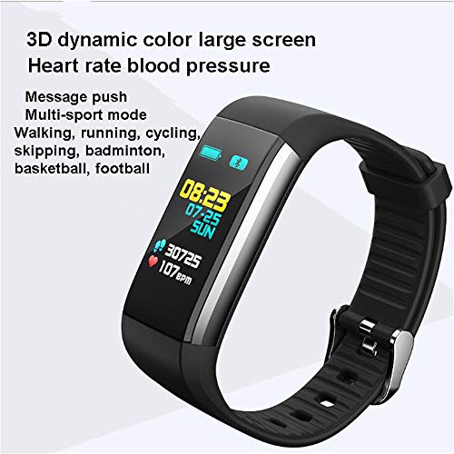 Pulsera inteligente para el ritmo cardíaco de la presión arterial/Reloj deportivo Bluetooth/Pacer/Tabla de monitoreo de pulsera impermeable
