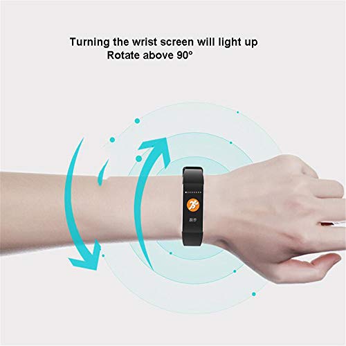 Pulsera inteligente para el ritmo cardíaco de la presión arterial/Reloj deportivo Bluetooth/Pacer/Tabla de monitoreo de pulsera impermeable