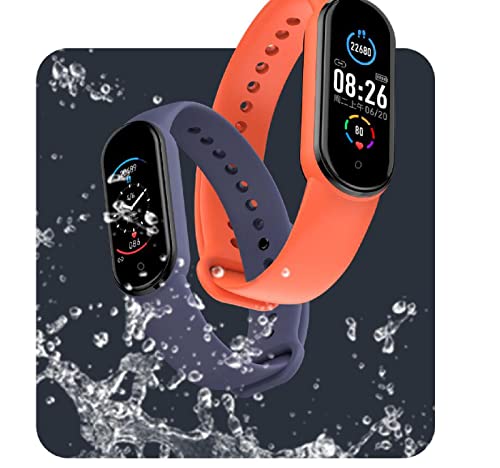 Pulsera inteligente rastreador de ejercicios para mujeres y hombres con monitor de frecuencia cardíaca, pulsera deportiva inteligente Pantalla a color dinámica Presión arterial y volumen de prueba