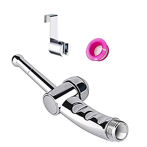Pulverizador de bidé de acero inoxidable para inodoro de bidé, Kit de cabezal de ducha para higiene personal y aspersión para inodoro de cama, control de presión de