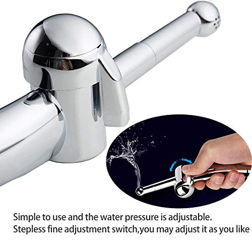 Pulverizador de bidé de acero inoxidable para inodoro de bidé, Kit de cabezal de ducha para higiene personal y aspersión para inodoro de cama, control de presión de