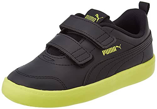 PUMA COURTFLEX V2 V INF, Zapatillas Unisex bebé, Black, 26 EU