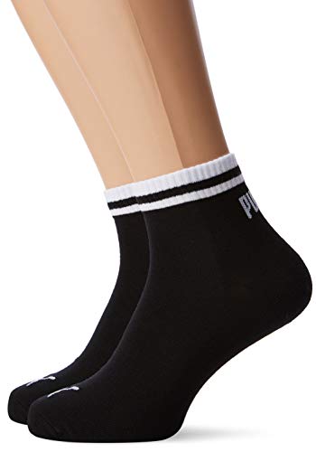 Puma Heritage Quarter 2p Deporte, Hombre, Negro (Black 200), 39/42 (Talla del fabricante: 039), Pack de 2