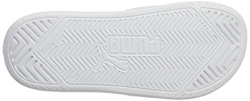 PUMA Popcat, Zapatos de Playa y Piscina, para Unisex adulto, Blanco (Puma White-Puma Black), 40.5 EU