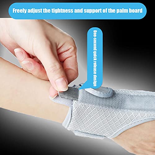 PUNELE Vendaje para el pulgar y placa de acero para los dedos, protector de muñeca y vendaje para el dedo para enderezar el alivio de la presión en caso de tendinitis artritis