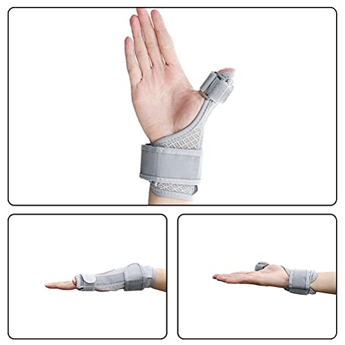 PUNELE Vendaje para el pulgar y placa de acero para los dedos, protector de muñeca y vendaje para el dedo para enderezar el alivio de la presión en caso de tendinitis artritis