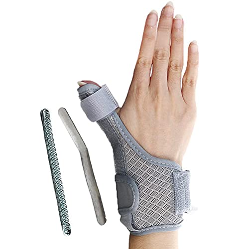 PUNELE Vendaje para el pulgar y placa de acero para los dedos, protector de muñeca y vendaje para el dedo para enderezar el alivio de la presión en caso de tendinitis artritis