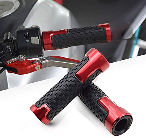 Puños de manillar antideslizantes para YAMA HA Xmax X-MAX 125 250 300 400 2017 2018 2019 Scooters XMAX Accesorios universales de motocicleta de agarre manual de barra de manillar de 7/8"22 mm(Negro)