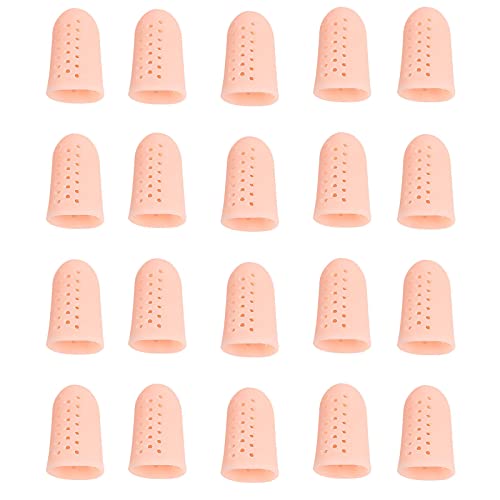 Punteras De Silicona Protector De Silicona Para El Dedo Gordo Del Pie Tubo De Pies De Silicona Para Proteger para Dedo Gordo, Evita Callos y Ampollas, Silicona para Hombres y Mujeres 20 Piezas