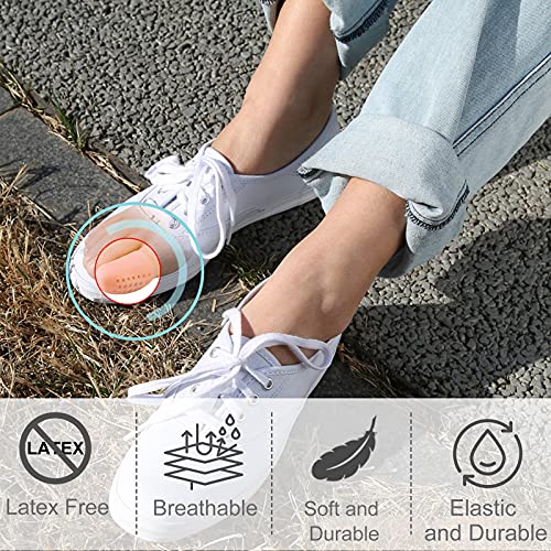 Punteras De Silicona Protector De Silicona Para El Dedo Gordo Del Pie Tubo De Pies De Silicona Para Proteger para Dedo Gordo, Evita Callos y Ampollas, Silicona para Hombres y Mujeres 20 Piezas