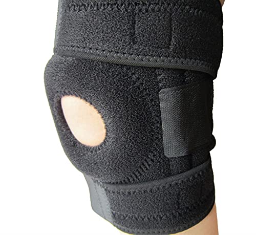 Puracitación de la rodilla de la rótula ajustable - Cinturón de la rodilla de la rótula elástica del estabilizador patelar lateral para la dislocación, la subluxación, el dolor de patelofemoral, el ra