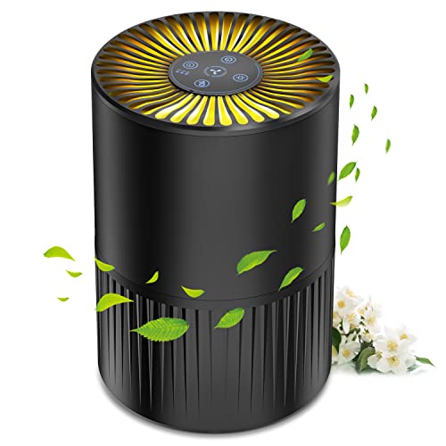 Purificador de Aire, Purificador de Aire con Filtro HEPA H13 puede Filtrar el 99,97% del Polen, Humo, Olores Peculiares, con Función de Aromaterapia