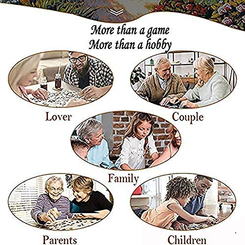 Puzzles de rompecabezas para adultos Pequeña ciudad paisaje natural de rompecabezas rompecabezas de madera de los Hijos Amigos Adultos 500- 6000 Piezas Juguetes educativos de alta dificultad Inicio Ar