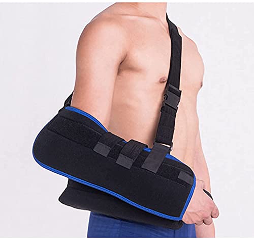 QIANMEI órtesis de Codo Almohada de abducción de Hombro Ajustable de Dos vías con Bola de Ejercicio, inmovilizador de Hombros, Correa de Soporte médico for el Brazo está Roto o lesionado, Negro