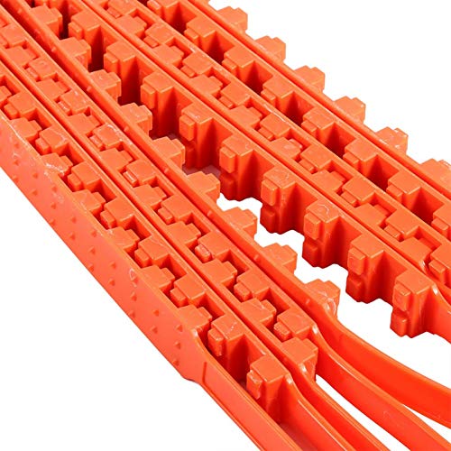 Qiilu 10 piezas reutilizables para coche, ajuste Universal, seguridad para la nieve, cadenas antideslizantes para llantas, tendones engrosados M9k296