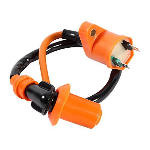 Qiilu Bobina de encendido CDI de rendimiento para scooter GY6 50 CC 125 CC 150 CC ATV