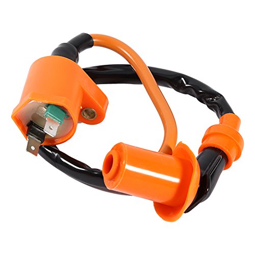 Qiilu Bobina de encendido CDI de rendimiento para scooter GY6 50 CC 125 CC 150 CC ATV