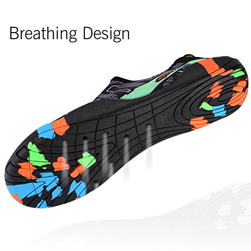 Qimaoo Zapatos de Agua para Buceo Snorkel Surf Piscina Playa Vela Mar Acuáticos Cycling Deportes Yoga Aqua Calzado para Hombre Mujer