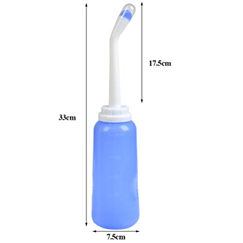 QLOUNI 500ml Rociador de Bidé de Viaje Portátil Personal para Niños, Limpieza de Mujeres Embarazadas,Postparto Limpio