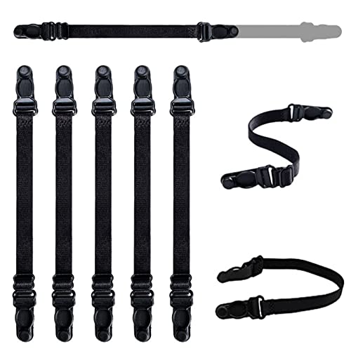 QOCO 5pcs Salvaorejas para Mascarillas con Buen Elasticidad, Ajustables Sujeta Mascarillas Protector Orejas, Sujeta Mascarillas Salvaorejas Ideal para Niños y Adultos(Negro)