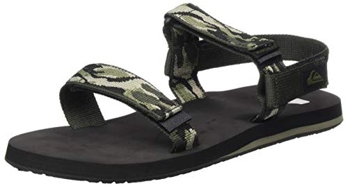 Quiksilver Monkey Caged, Sandalias de Talón Abierto Hombre, Verde (Green/Black Xgkg), 46 EU
