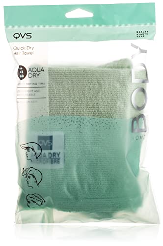 QVS Turbante De Microfibra - 1 Turbante, color Blanco, Talla única, 80 g