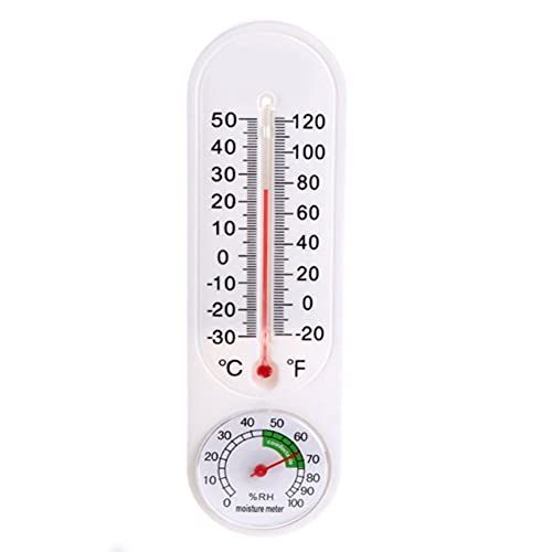 Rachlicy Termómetro De Invernadero Higrómetro De Pared Interior Planta De Jardín Temperatura Digital Termómetro Calibrador Medidor De Humedad Pared Cuelga Interior Al Aire Libre