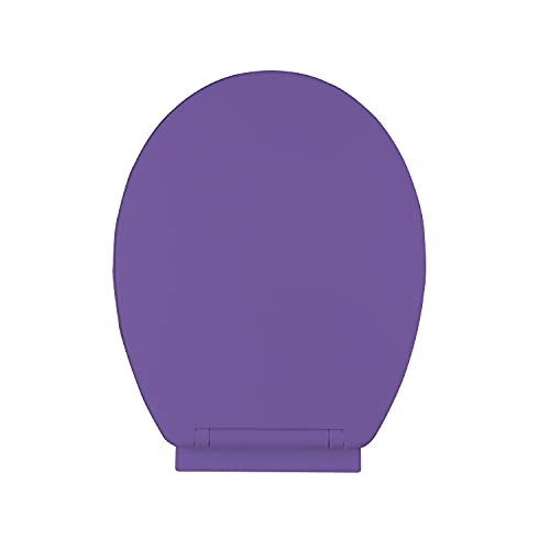 RAM ONLINE Asiento de inodoro con cierre suave morado