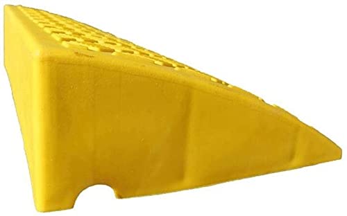 Rampa Rampas de bordillo inodoro plástico silla de ruedas multifunción impermeable pendiente pendiente servicio de garaje carga rampa accesorios de coche acera rampas (Color : Yellow)