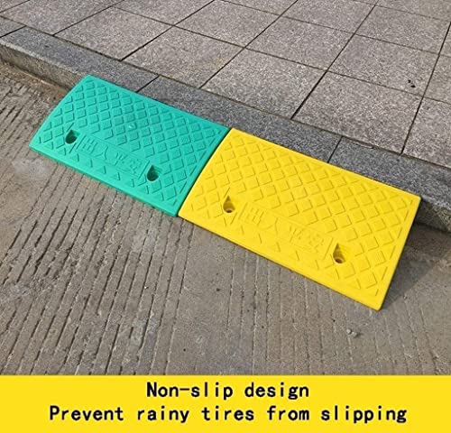 Rampa Rampas de bordillo Multifuncional Cuesta arriba Almohadilla Servicio Ramps Servicio de automóvil Rampas Umbral de interior Rampas Rampas Rampas Rampas (Color : Yellow)