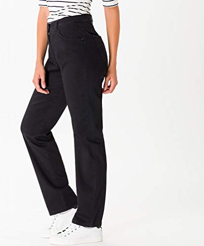 Raphaela by Brax Corry Fay|Fame| Comfort Plus Vaqueros Straight, Negro, W40/L30 (Talla del Fabricante: 50K) para Mujer