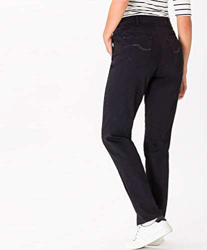 Raphaela by Brax Corry Fay|Fame| Comfort Plus Vaqueros Straight, Negro, W40/L30 (Talla del Fabricante: 50K) para Mujer