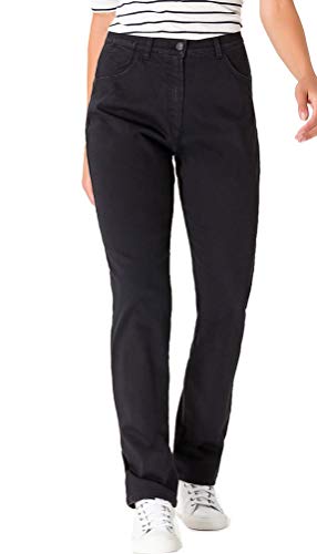 Raphaela by Brax Corry Fay|Fame| Comfort Plus Vaqueros Straight, Negro, W40/L30 (Talla del Fabricante: 50K) para Mujer