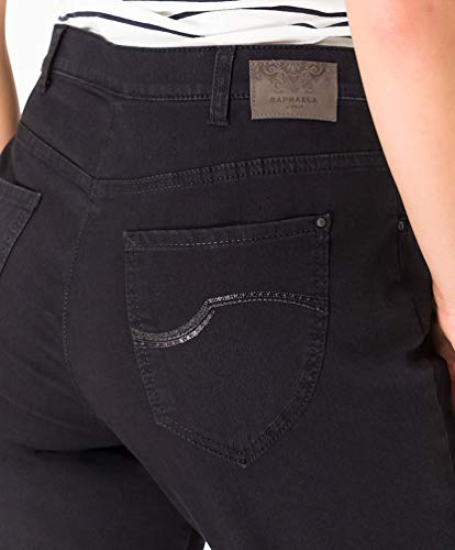 Raphaela by Brax Corry Fay|Fame| Comfort Plus Vaqueros Straight, Negro, W40/L30 (Talla del Fabricante: 50K) para Mujer