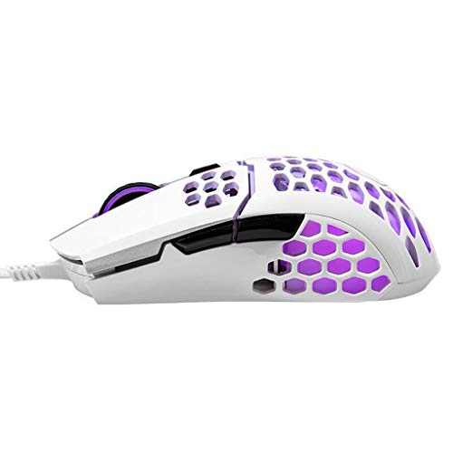 Ratón para juegos MM711 Honeycomb Shell 16000 DPI Pixart PMW 3389 Sensor óptico Colorido RGB retroiluminado luz ratones con cable por Irjdksd
