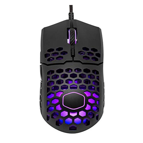 Ratón para juegos MM711 Honeycomb Shell 16000 DPI Pixart PMW 3389 Sensor óptico Colorido RGB retroiluminado luz ratones con cable por Irjdksd