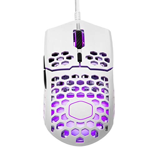 Ratón para juegos MM711 Honeycomb Shell 16000 DPI Pixart PMW 3389 Sensor óptico Colorido RGB retroiluminado luz ratones con cable por Irjdksd
