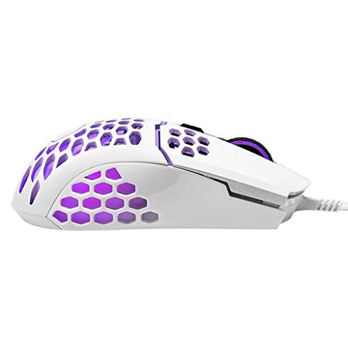 Ratón para juegos MM711 Honeycomb Shell 16000 DPI Pixart PMW 3389 Sensor óptico Colorido RGB retroiluminado luz ratones con cable por Irjdksd