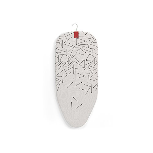 Rayen | Tabla de Planchar de sobremesa | Mínimo Espacio Plegado | con Malla metálica | Válida para Colgar | Medidas: 73,5 x 31,5 cm | Estampado