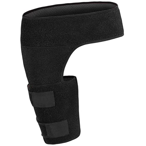 RCBHSD Tensión Muscular envoltura de compresión ajustable Hombres Mujeres Muslera Soporte muslo, Ingle del Muslo, Manga Muslo Cuádriceps, Lesiones en las Articulaciones