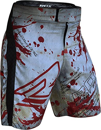 RDX MMA Pantalones Corto Boxeo Entrenamiento Shorts Muay Thai Running Fitness Kickboxing